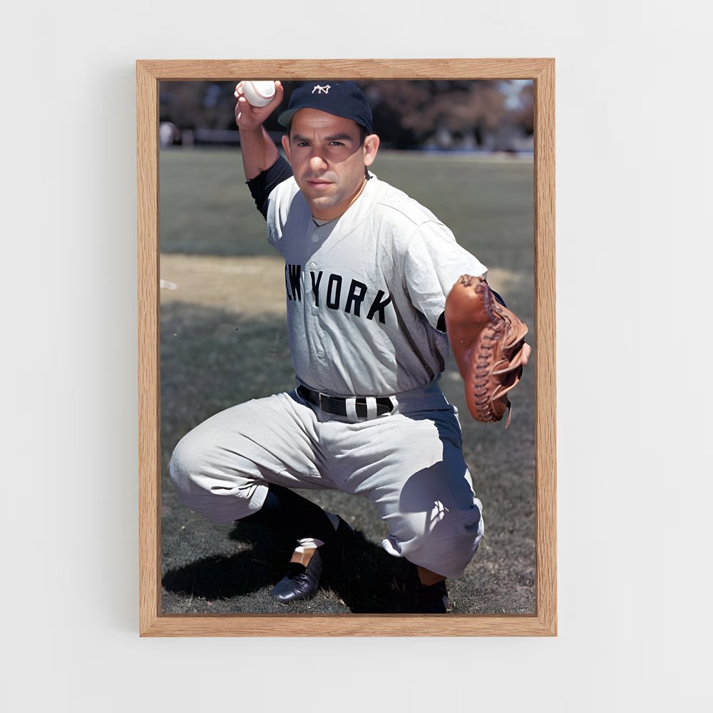 Poster Yogi berra – affiche Baseball (vue 4)